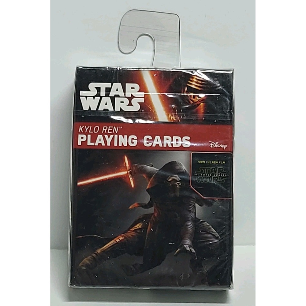 Star Wars "The Force Awakens" - KYLO REN - Cartamundi Playing Cards  NEW/Sealed